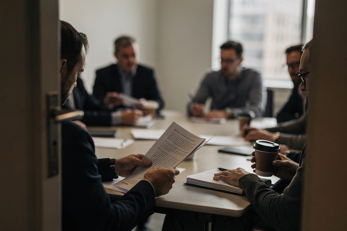 "The packet is not a script in the theatrical sense," said Crispin Holbrook, a London solicitor who has spent thirty years serving papers on people who.